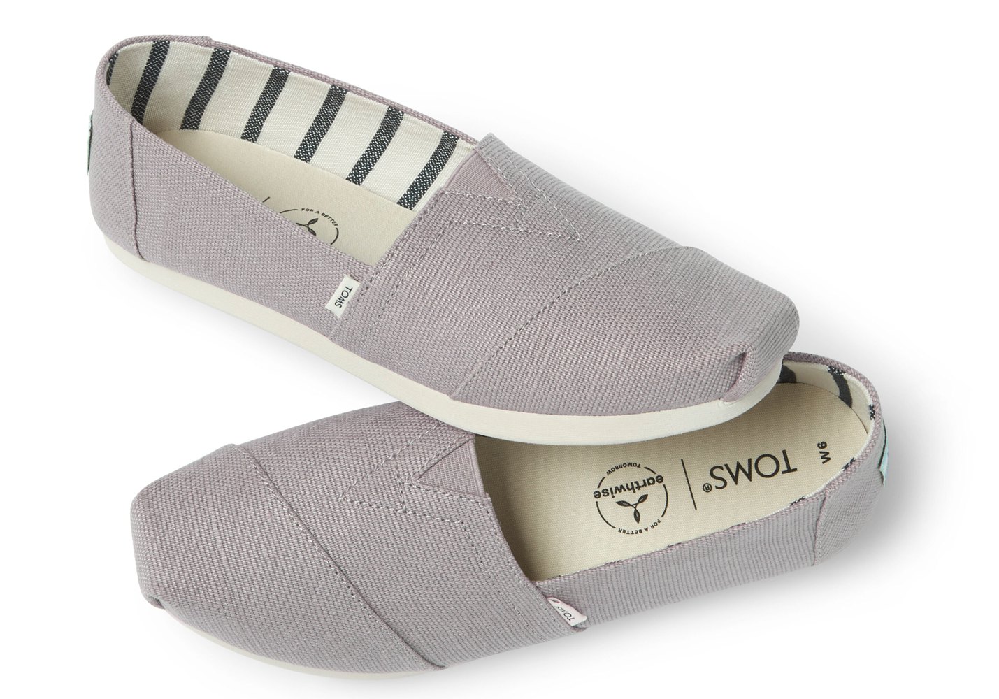 Toms Alpargata Heritage Canvas Espadrille Grey - Womens - 56370-LTDE